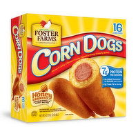 Foster Farms Honey Crunchy Corn Dogs, 2.67 Pound