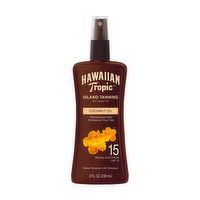 Hawaiian Tropic Dark Tanning Oil Spf15 Pump, 8 Ounce