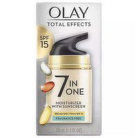 Olay Total Effects Moisturizer, Anti-Aging, Fragrance-Free, With Sunscreen, Broad Spectrum Spf 15, 1.7 Ounce