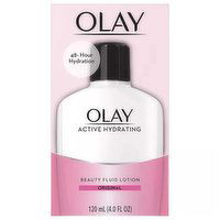 Olay Beauty Fluid Lotion, Active Hydrating, Original, 4 Ounce