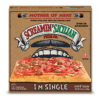 Screamin Sicilian Mother of Meat 3 Meat Personal Pizza, 9.51 Ounce