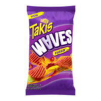 Takis Waves Fuego Hot Chili Pepper & Lime Wavy Potato Chips, 8 Ounce