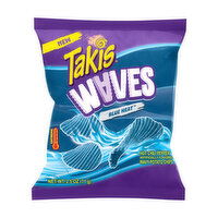 Takis Waves Blue Heat Waves Hot Chili Pepper Wavy Potato Chips, 2.5 Ounce