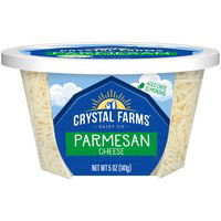 Crystal Farms Shredded Parmesan Cheese, 5 Ounce