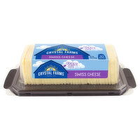 Crystal Farms Swiss Cheese, Cracker Cuts, 9 Ounce