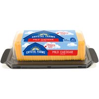 Crystal Farms Mild Cheddar Cracker Cuts , 10 Ounce