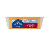 Crystal Farms Sharp Cheddar Cracker Cuts, 7 Ounce