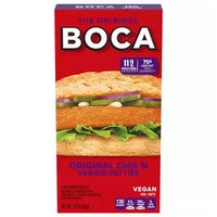 Boca Original Chik'n Vegan Patties, 10 Ounce