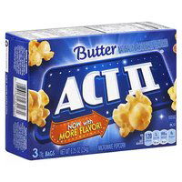 Act II Microwave Popcorn, Butter, 8.25 Ounce