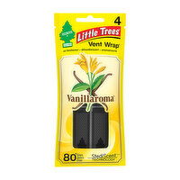 Little Trees Vanillaroma Vent Wrap Air Freshener, 4 count, 1 Each
