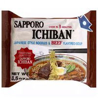 Sapporo Ichiban Noodles, Beef, 3.5 Ounce