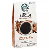 Starbucks Via Columbia Instant Coffee, 8 Each