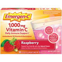 Emergen C Vitamin C, Raspberry, 30 Each