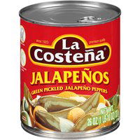 La Costena Jalapenos, Whole, 26 Ounce
