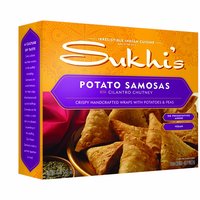 Sukhi's Samosas, Potato & Peas, 10 Ounce