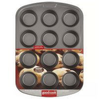 GoodCook Non-Stick Muffin Pan, 12 Cup, 12 Each