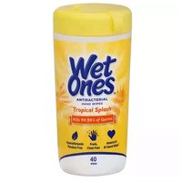 Wet Ones Antibacterial Wipes, Citrus Scent, 40 Each