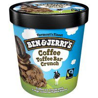 Ben & Jerry Ice Cream, Coffee, Toffee Bar Crunch, 16 Ounce