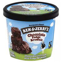 Ben & Jerry's Chocolate Fudge Brownie Ice Cream, 4 Ounce