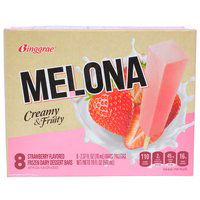 Melona Bars, Strawberry, 8 Each