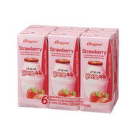 Binggrae Strawberry Flavored Milk, 6 Each