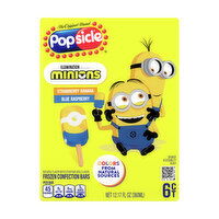 Popsicle Frozen Confection Bars Minions, 6 Each