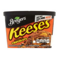 Breyers Reese's Peanut Butter Cups Chocolate Frozen Dairy Dessert, 48 Ounce