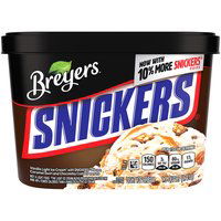 Breyers Light Ice Cream, Snickers, 48 Ounce