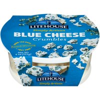 Litehouse Blue Cheese Crumbles, 4 Ounce