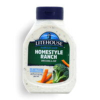 Litehouse Homestyle Ranch Dressing & Dip Family Size, 20 Ounce