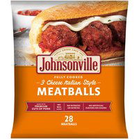 Johnsonville Meatballs, 3 Cheese Italian Style, 24 Ounce