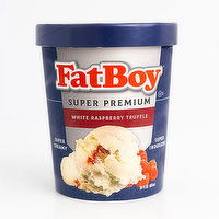FatBoy White Raspberry Truffle Ice Cream, 30 Ounce