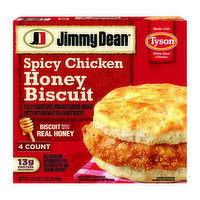 Jimmy Dean Spicy Chicken Honey Biscuit, 4ct, 16.4 Ounce