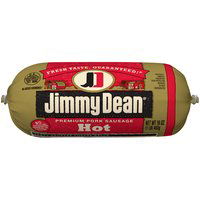 Jimmy Dean Premium Pork Hot Sausage Roll, 16 Ounce