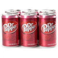 Dr Pepper Mini Cans 6pk, 45 Ounce