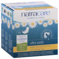 Natracare Ult Pad W/ Wings Reg, 14 Each