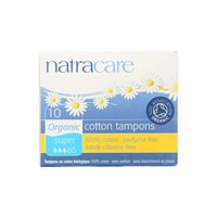 Natracare No Applicator Tampons Super, 10 Each