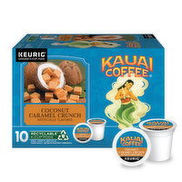 Kauai Coffee Coconut Caramel Crunch Coffee Pods, 10 Each