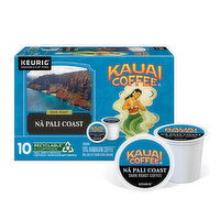 Kauai Coffee Na Pali Coast Dark Roast Coffee Pods, 10 Each