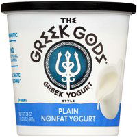 The Greek Gods Greek Style Plain Nonfat Yogurt, 24 Ounce