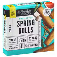 Lucky Spring Rolls, Thai Style, 8.5 Ounce