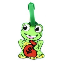Bag Tag Lucky Frog, 1 Each
