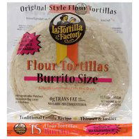 La Tortilla 10" Burrito Size Flour Tortilla, 30 Ounce