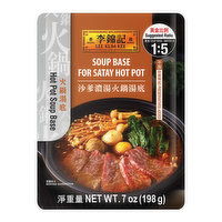 Lee Kum Kee Satay Hot Pot Soup Base, 7 Ounce