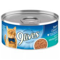 9 Lives Meaty Pate, Real Chicken & Tuna, 5.5 Ounce