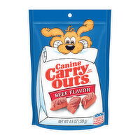 Canine Carry Outs Beef Flavor Dog Snacks, 4.5 Ounce