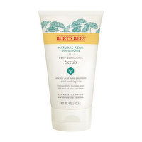 Burt's Bees Pore Refining Scrub, Natural Acne Solutions, 4 Ounce