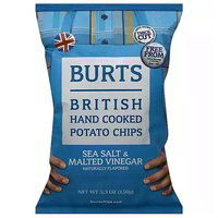 Burts Potato Chips, Sea Salt & Vinegar, 5.3 Ounce