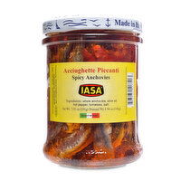 Iasa Spicy Anchovies in Olive Oil, 200 Gram