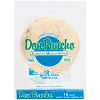 Don Pancho White Corn Tortillas, 16 Ounce